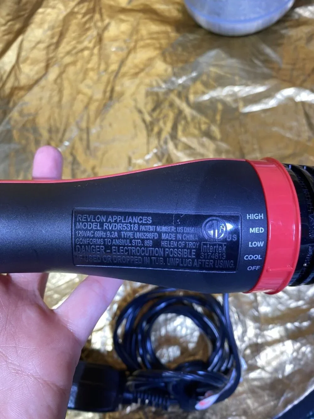 Revlon One-Step Volumizer Plus (Model RVDR5318) Titanium Max Edition